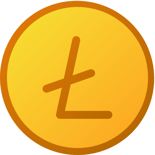 litecoin Generic gradient lineal-color icono