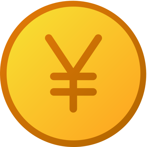 yen Generic gradient lineal-color icon