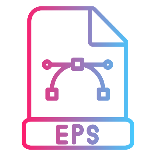 eps-extensie Generic gradient outline icoon