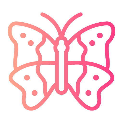 motyl Generic gradient outline ikona