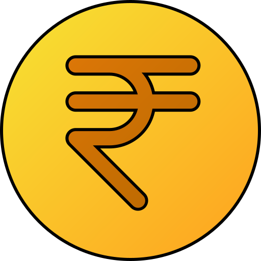 Rupee Generic gradient lineal-color icon