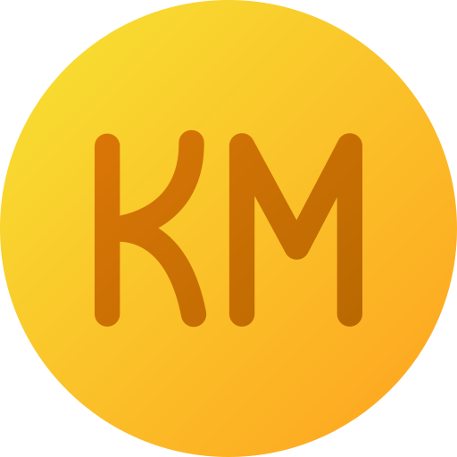 km Generic gradient fill icon