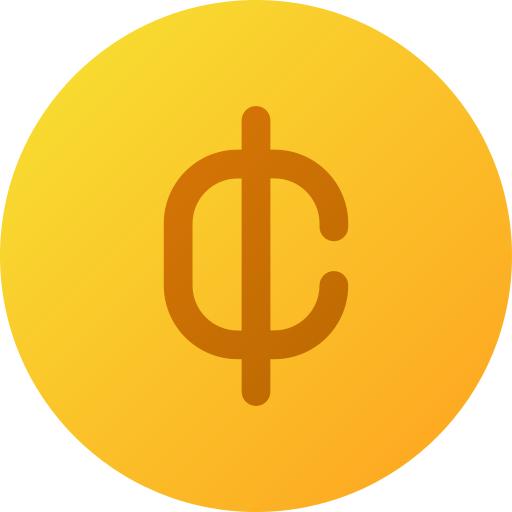 cent Generic gradient fill ikona