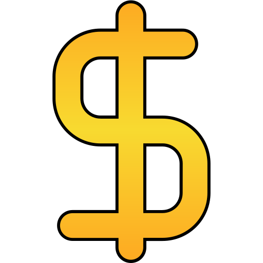dolar Generic gradient lineal-color ikona