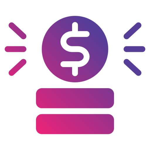 Coin Generic gradient fill icon