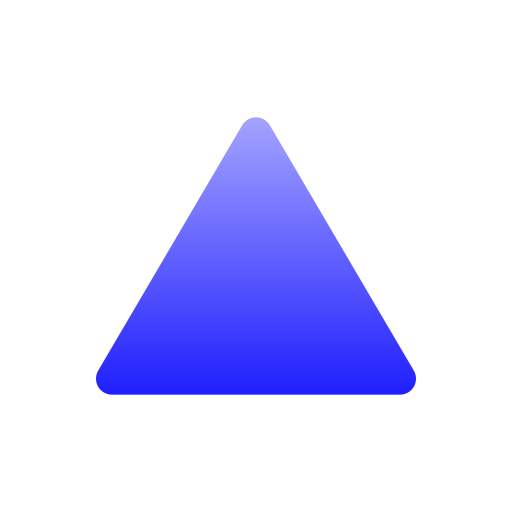 삼각형 Generic gradient fill icon