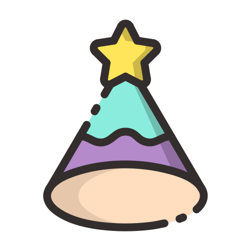 Party hat Generic color lineal-color icon