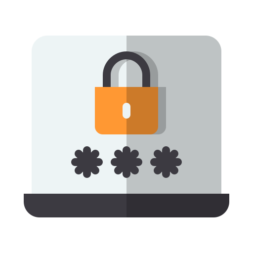 Laptop security Generic color fill icon