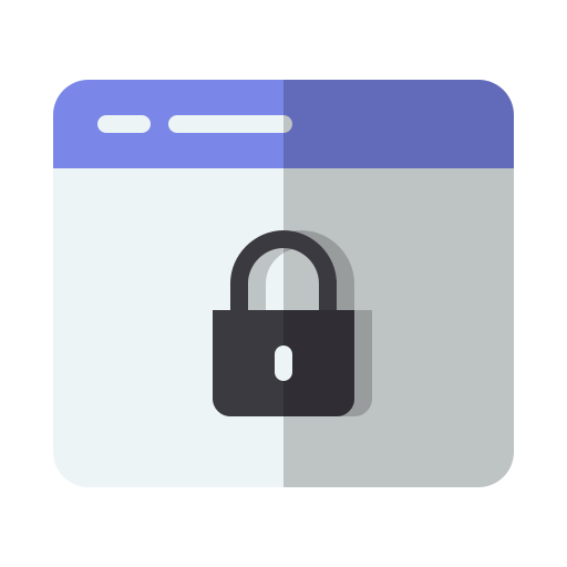 Browser security Generic color fill icon