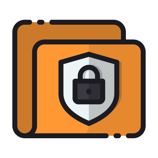 Folder security Generic color lineal-color icon