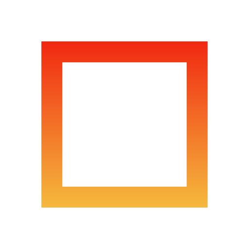 vierkant Generic gradient fill icoon