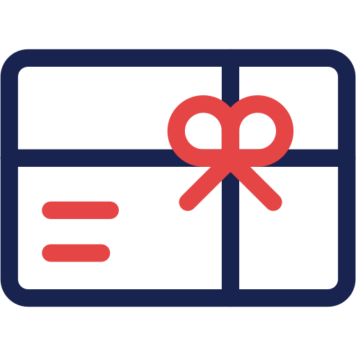 tarjeta de regalo Generic color outline icono