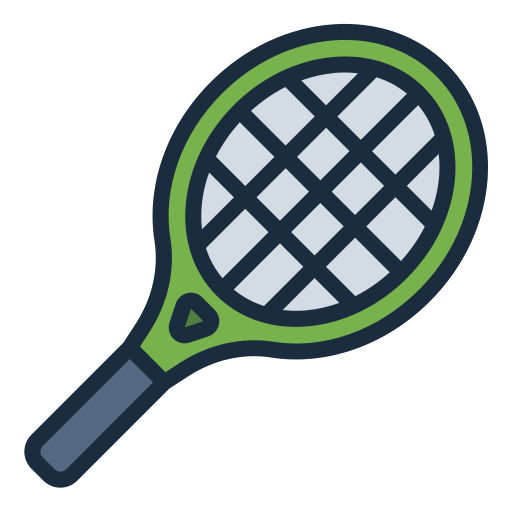 raqueta de tenis Generic color lineal-color icono