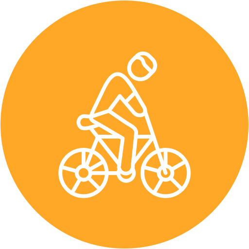 ciclista Generic color fill icona