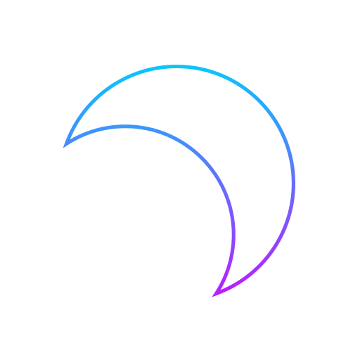 달 Generic gradient outline icon