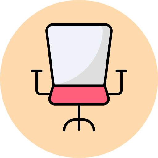 silla de oficina Generic color lineal-color icono