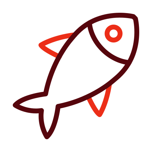 Рыба Generic color outline иконка