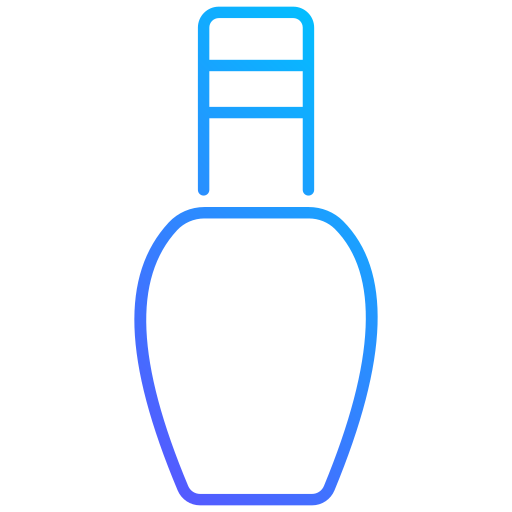 butelka z lakierem do paznokci Generic gradient outline ikona