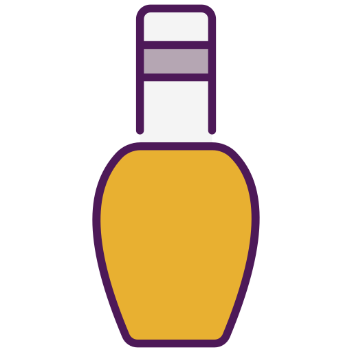 botella de esmalte de uñas Generic color lineal-color icono