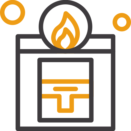 ogień Generic color outline ikona