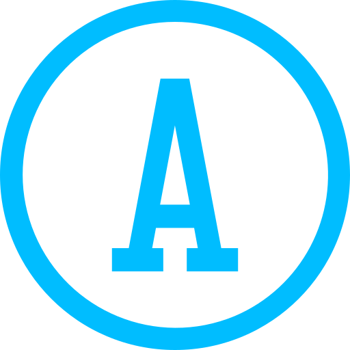 buchstabe a Generic color outline icon