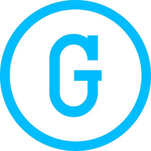 문자 g Generic color outline icon