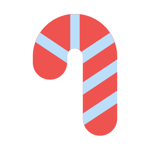 Candy cane Generic color fill icon