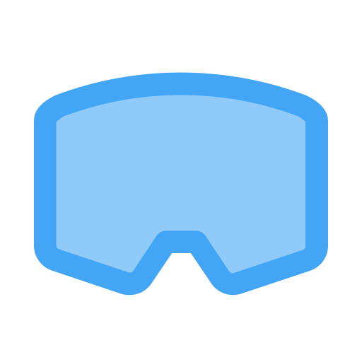 Ski goggles Generic color fill icon