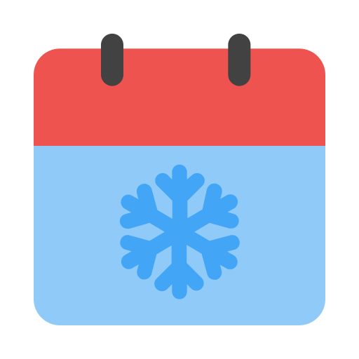 겨울 Generic color fill icon