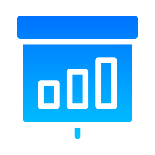 presentatie Generic gradient fill icoon