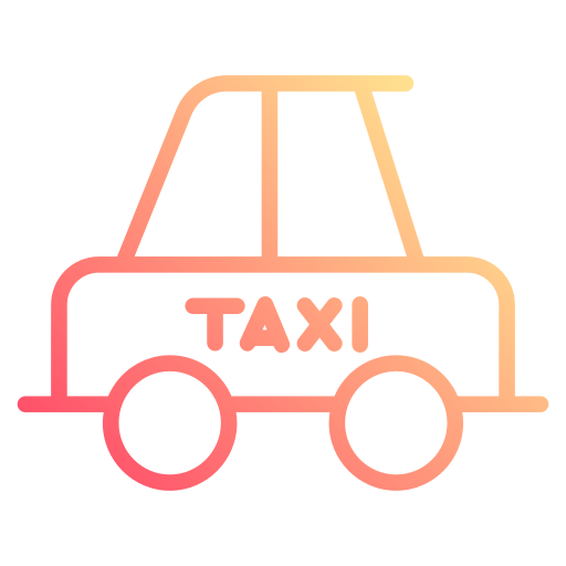 taxi Generic gradient outline icona