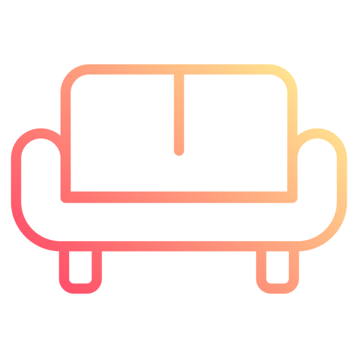 sofa Generic gradient outline ikona