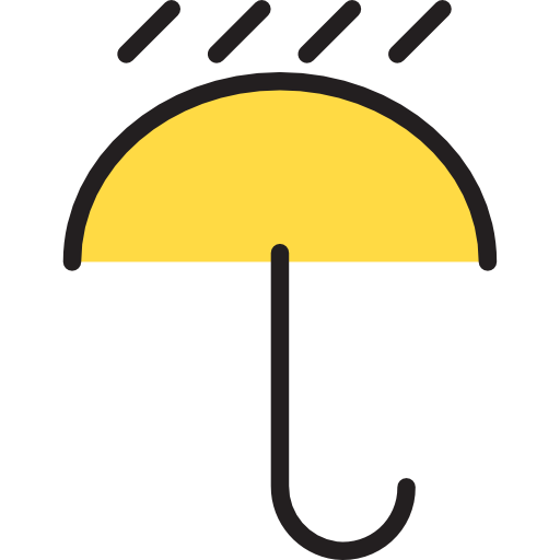 lluvia xnimrodx Lineal Color icono