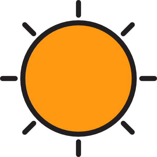 słońce xnimrodx Lineal Color ikona