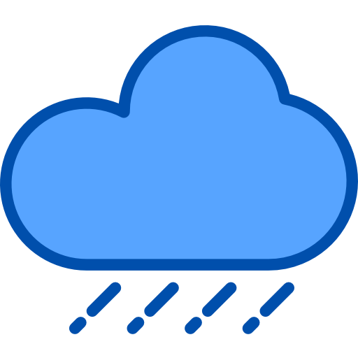 雨が降っている xnimrodx Blue icon