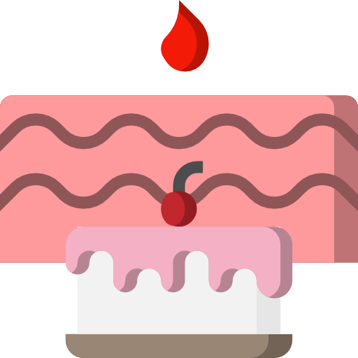 Birthday cake Surang Flat icon