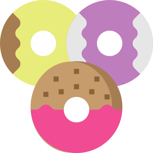 donut Surang Flat icoon