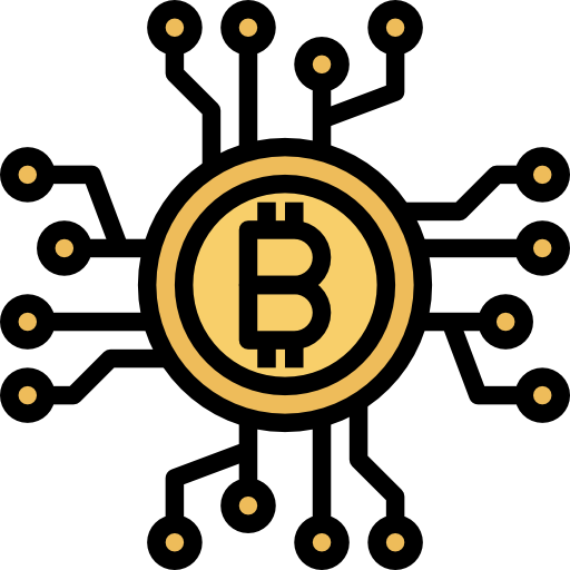 Blockchain Surang Lineal Color icon