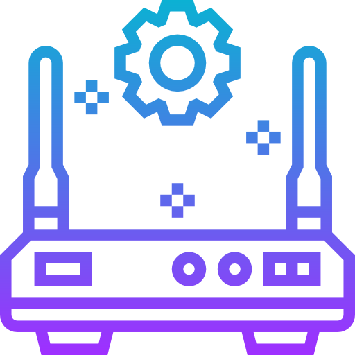 Router Meticulous Gradient icon