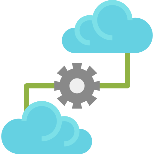 cloud computing Surang Flat icon