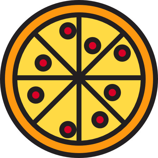 피자 xnimrodx Lineal Color icon