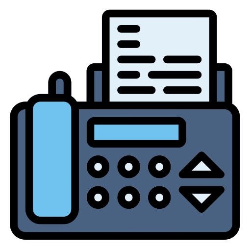 fax Generic color lineal-color icono