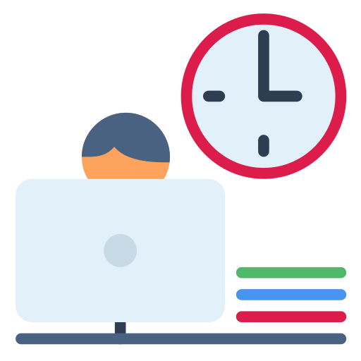 Working time Generic color fill icon
