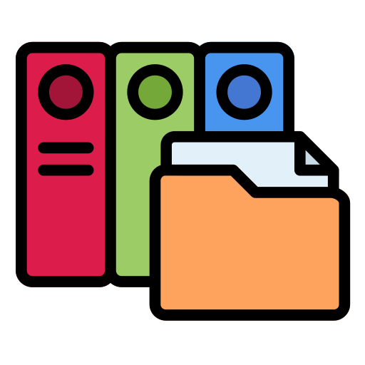 Document archiver Generic color lineal-color icon