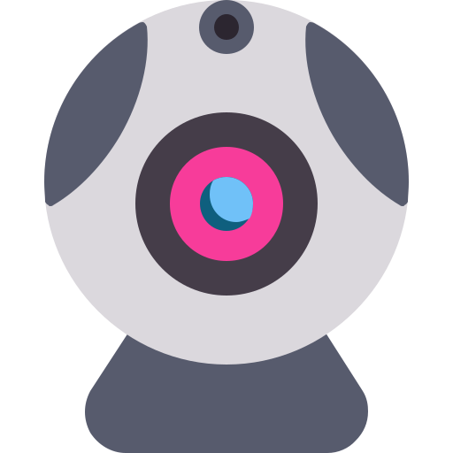 web-kamera Generic color fill icon