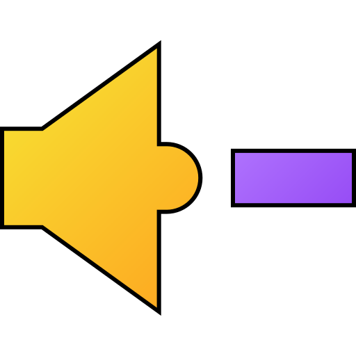 diminuer le volume Generic gradient lineal-color Icône