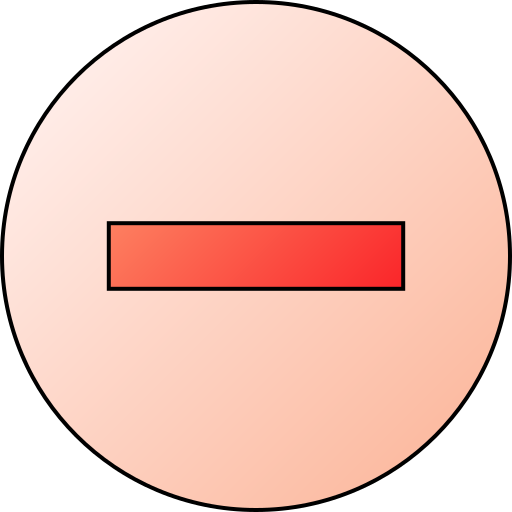 마이너스 Generic gradient lineal-color icon