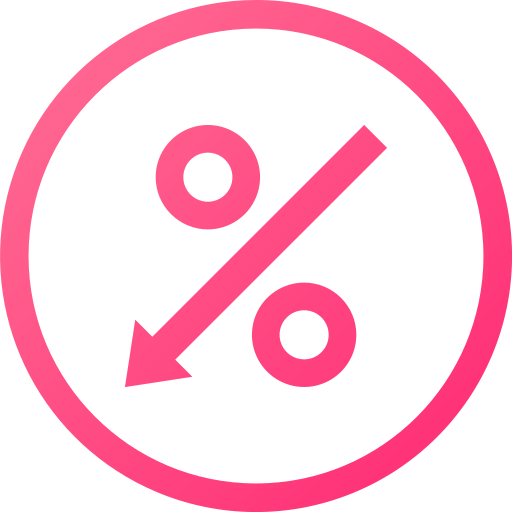percentage Generic gradient fill icoon