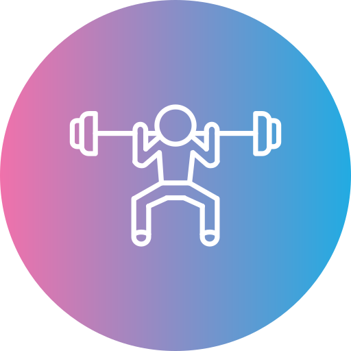 Weight lifting Generic gradient fill icon