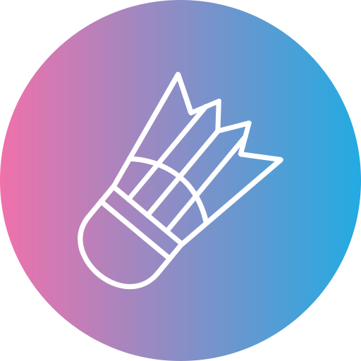 Badminton Generic gradient fill icon